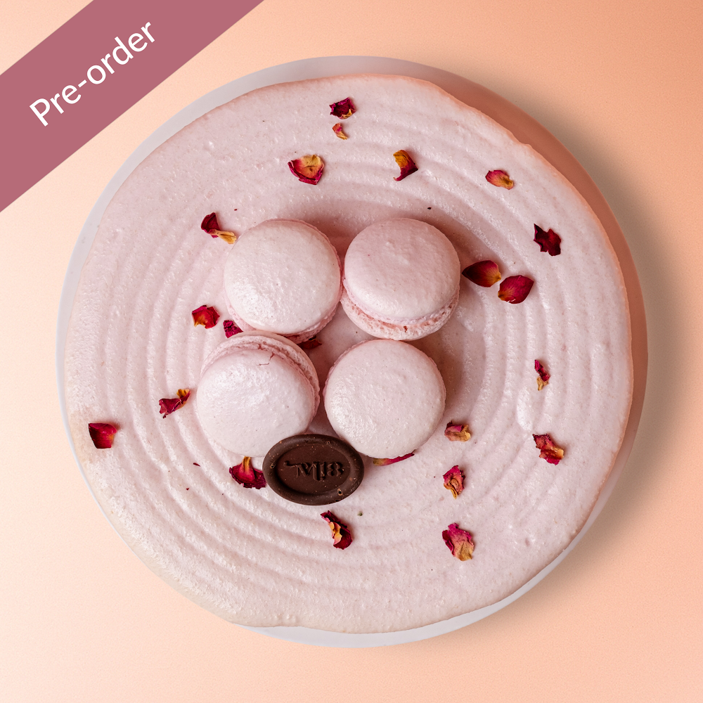 Macaron Rose Loukoum